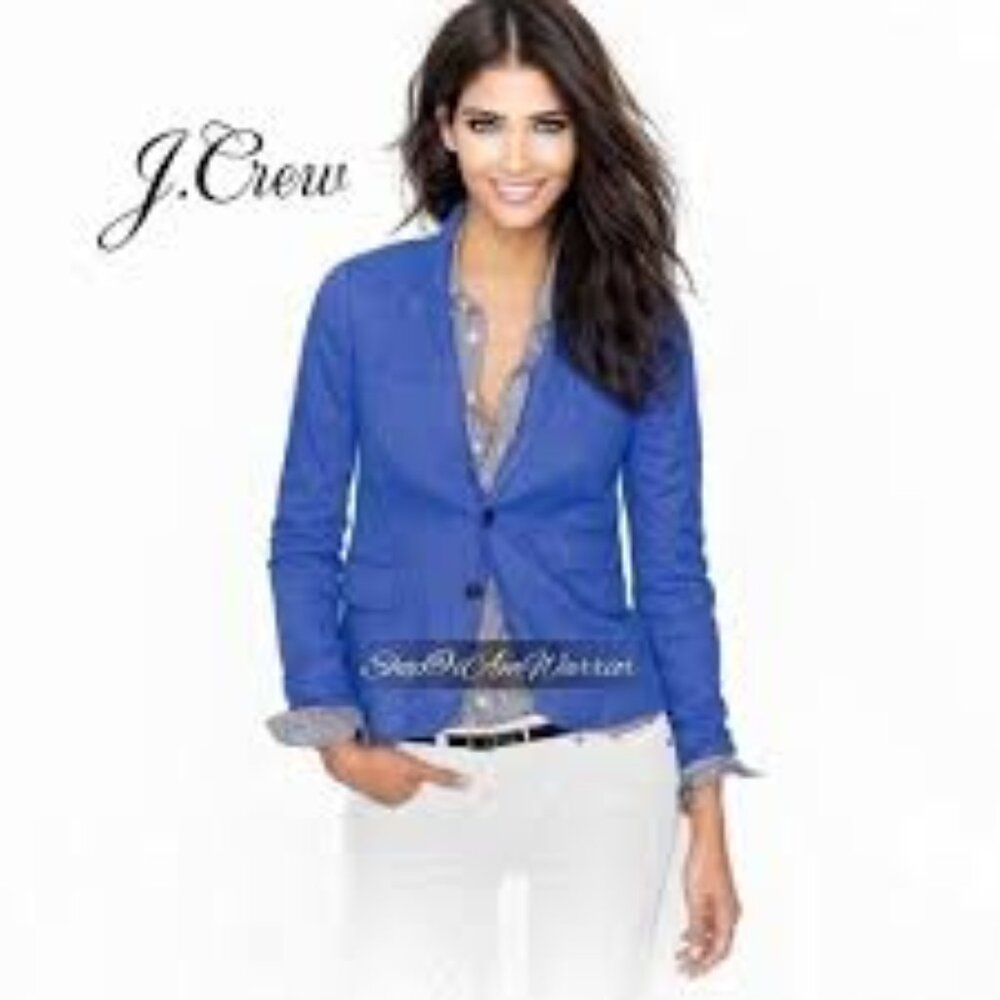 J. Crew Schoolboy blazer  "Signature contrast undercollar"